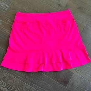 TAIL neon pink golf skirt L